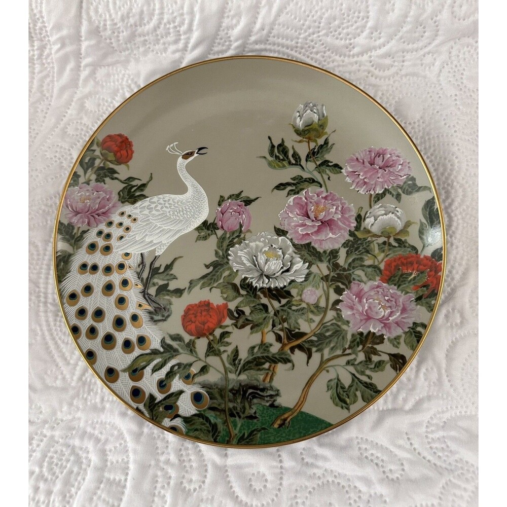VTG 1979 Porcelain Bird/Flower Of The Orient Plate Nakok Nobata